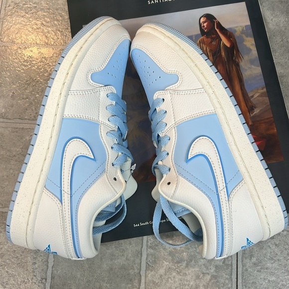 Nike Air Jordan 1 Low SE “Ice Blue” Nike new no box - Picture 7 of 10
